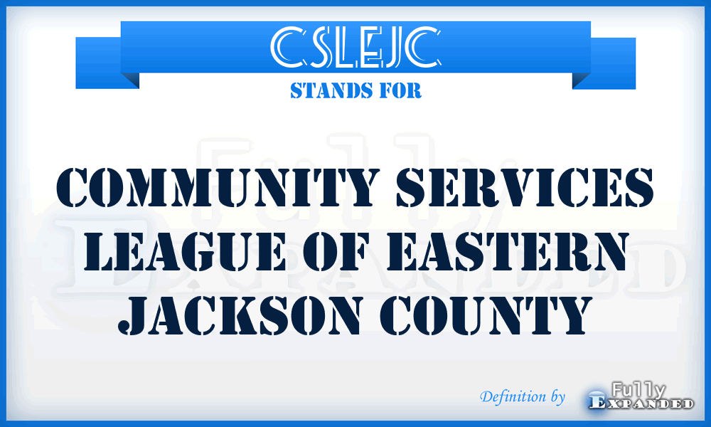 CSLEJC - Community Services League of Eastern Jackson County