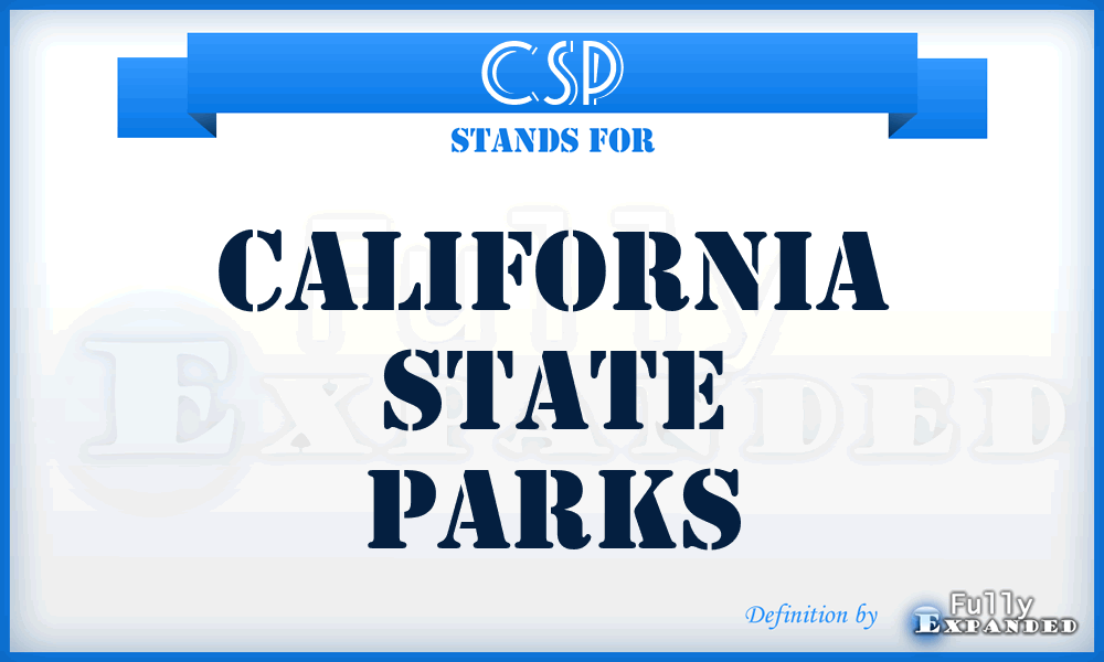 CSP - California State Parks