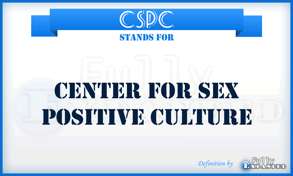 CSPC - Center for Sex Positive Culture