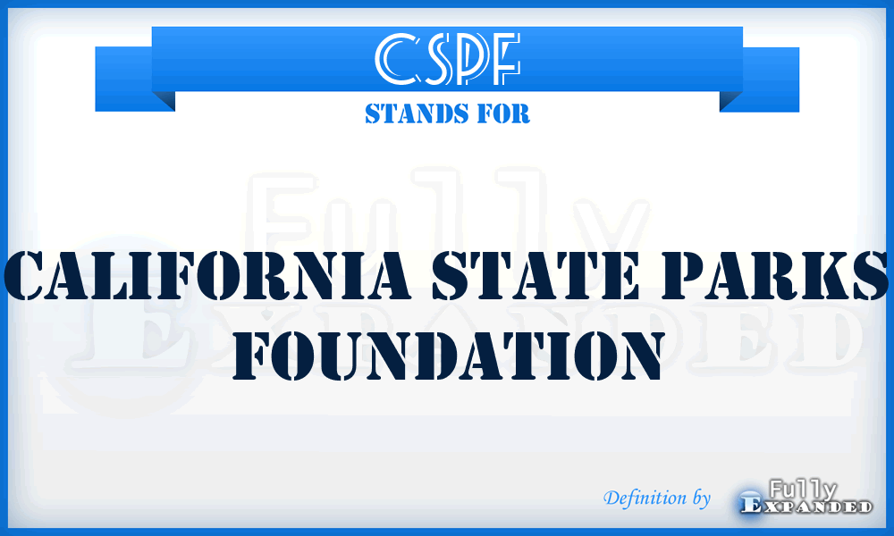 CSPF - California State Parks Foundation