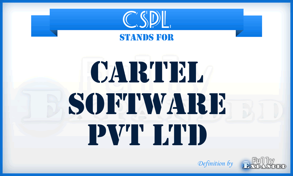 CSPL - Cartel Software Pvt Ltd