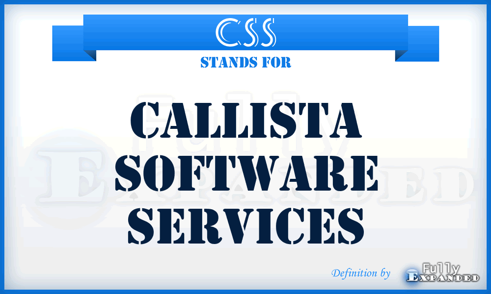 CSS - Callista Software Services