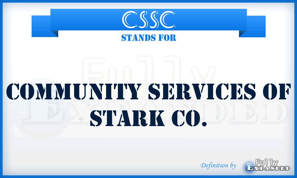 CSSC - Community Services of Stark Co.