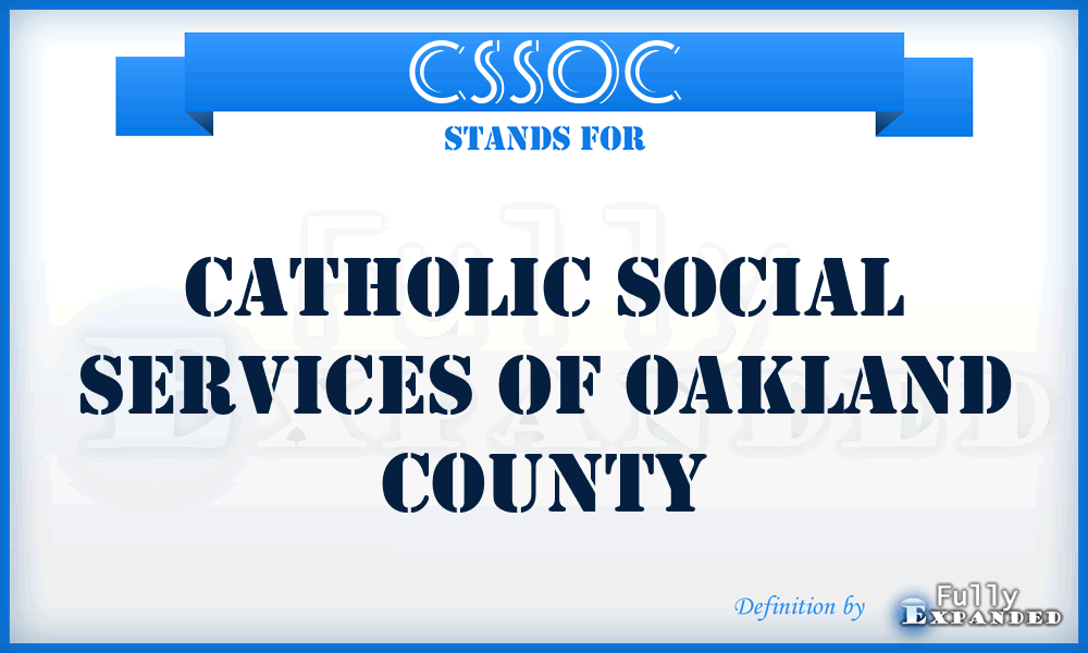 CSSOC - Catholic Social Services of Oakland County