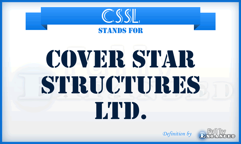 CSSL - Cover Star Structures Ltd.