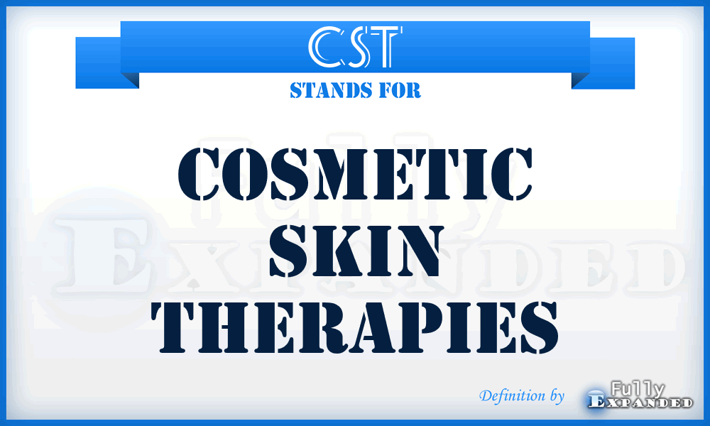 CST - Cosmetic Skin Therapies