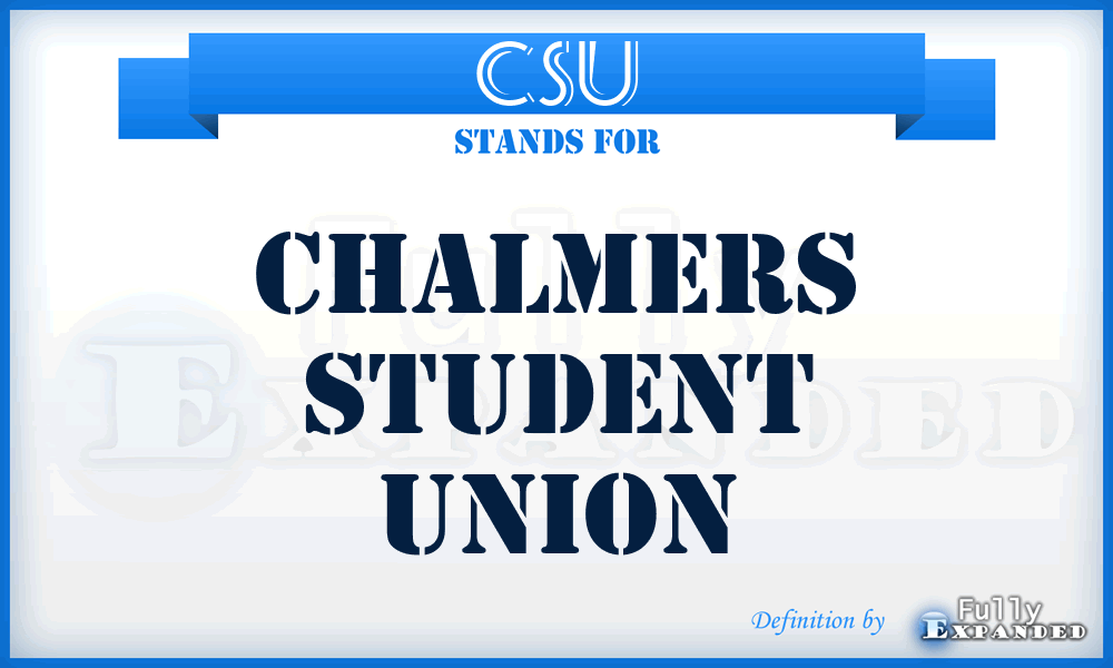 CSU - Chalmers Student Union