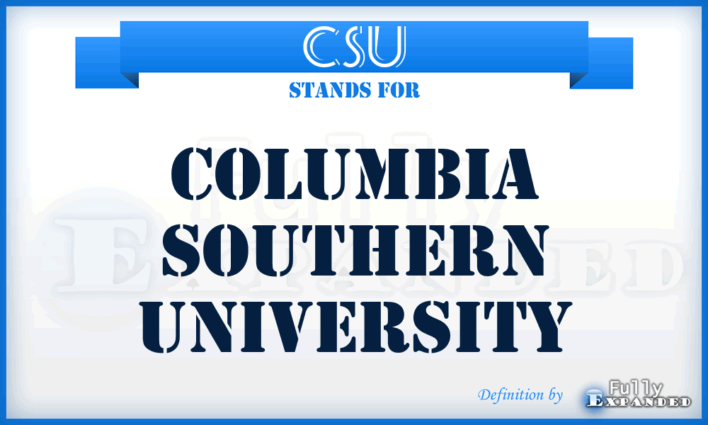 CSU - Columbia Southern University