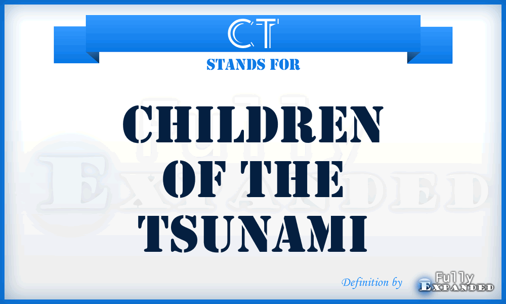 CT - Children of the Tsunami