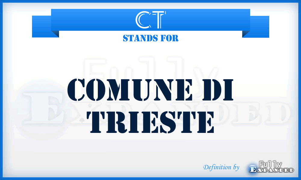 CT - Comune di Trieste