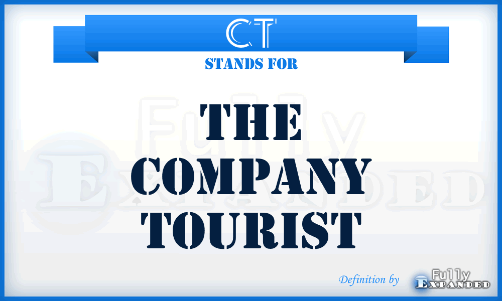 CT - The Company Tourist