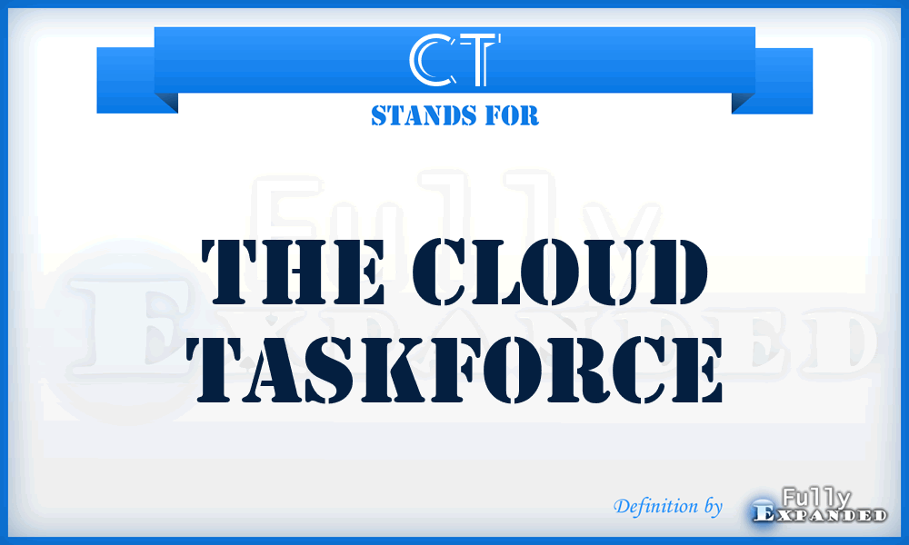 CT - The Cloud Taskforce