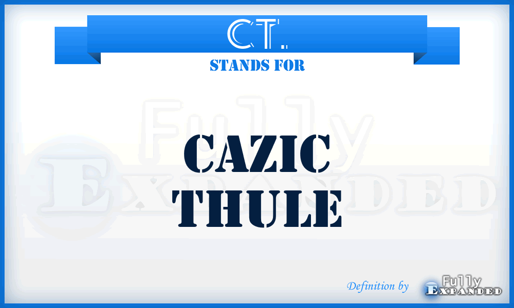 CT. - Cazic Thule