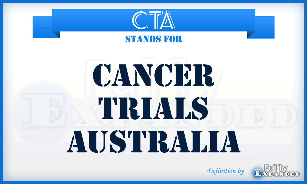 CTA - Cancer Trials Australia