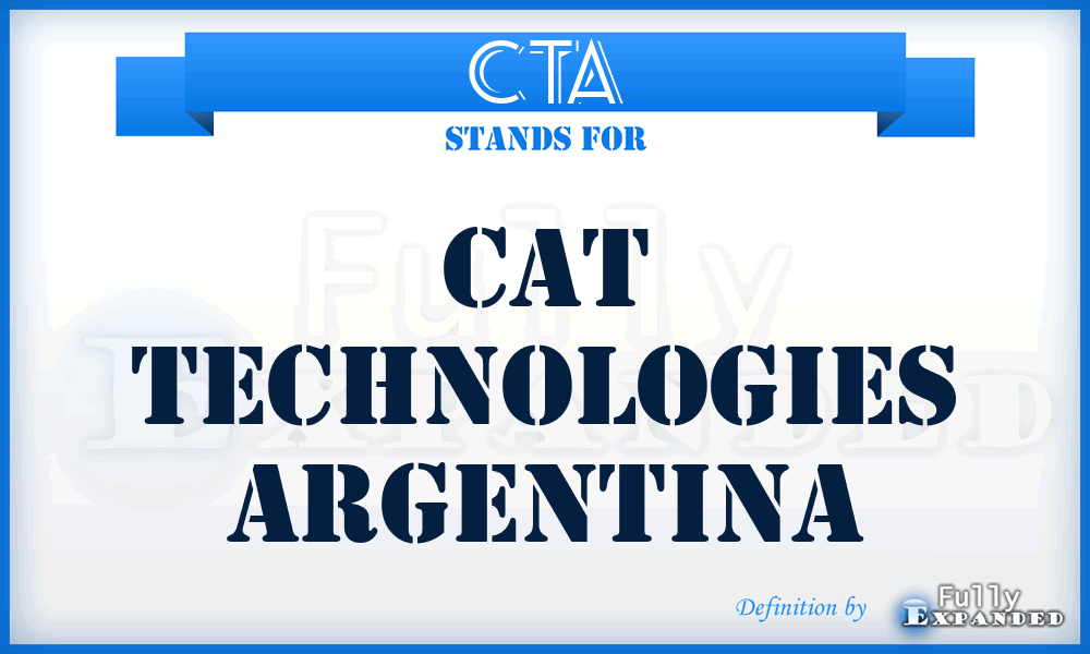 CTA - Cat Technologies Argentina