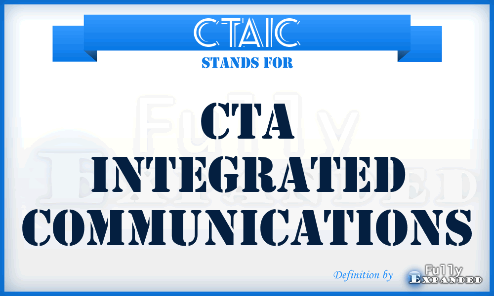 CTAIC - CTA Integrated Communications