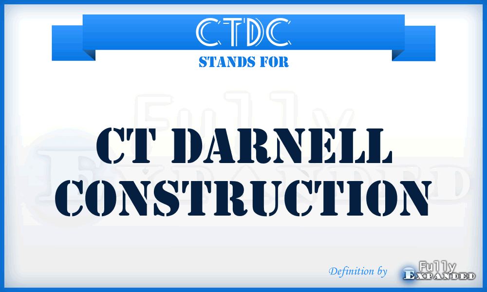 CTDC - CT Darnell Construction