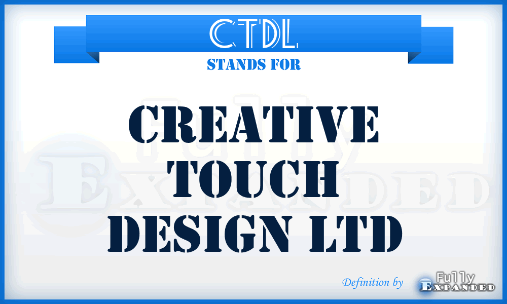 CTDL - Creative Touch Design Ltd