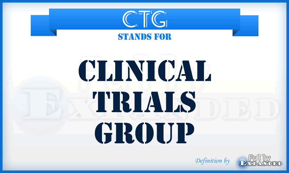 CTG - Clinical Trials Group