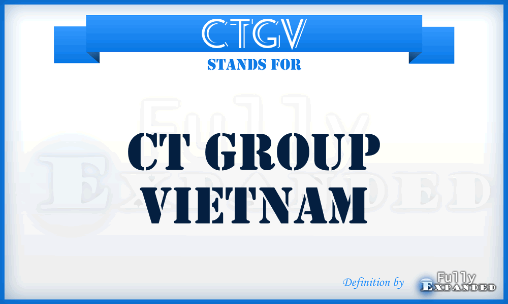 CTGV - CT Group Vietnam