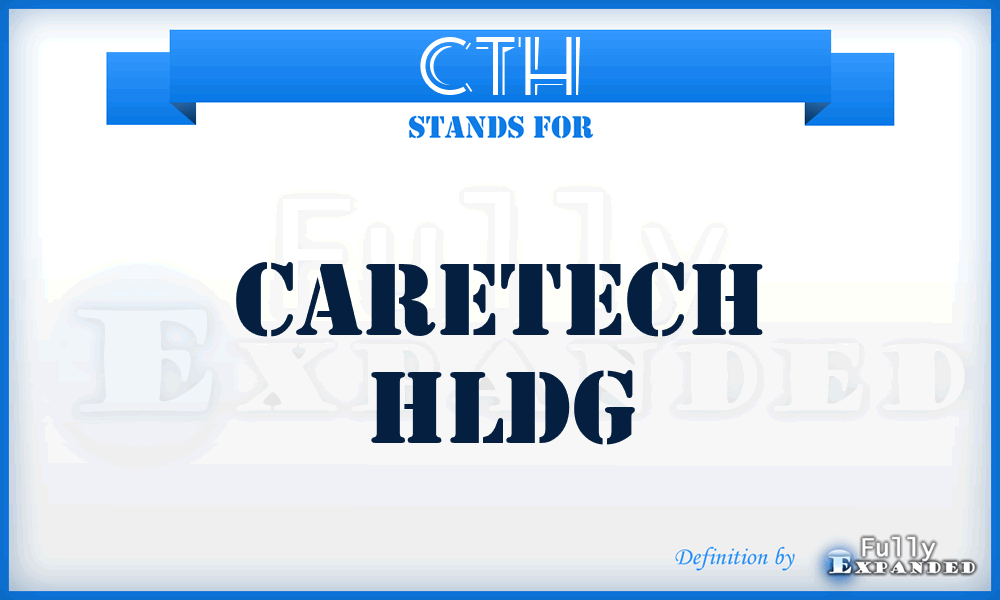 CTH - Caretech Hldg