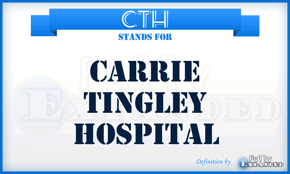 CTH - Carrie Tingley Hospital