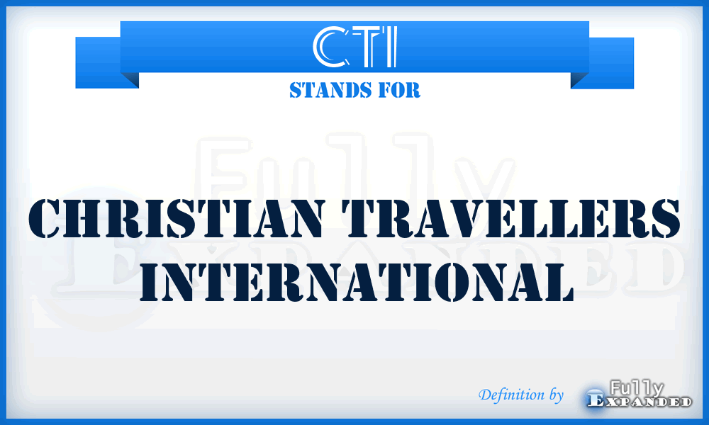 CTI - Christian Travellers International