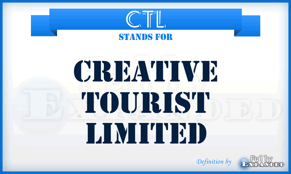 CTL - Creative Tourist Limited