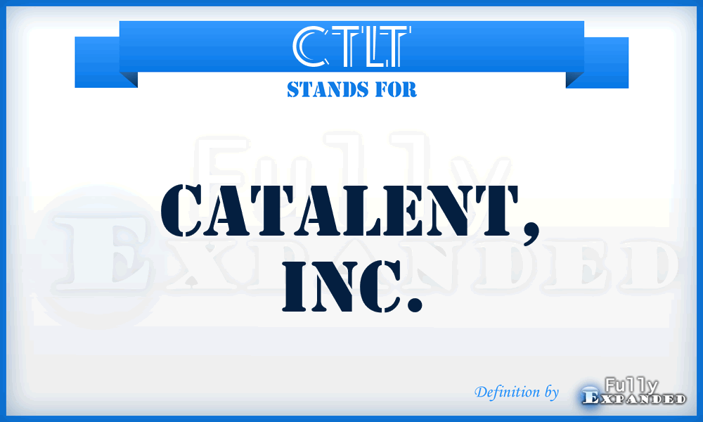 CTLT - Catalent, Inc.