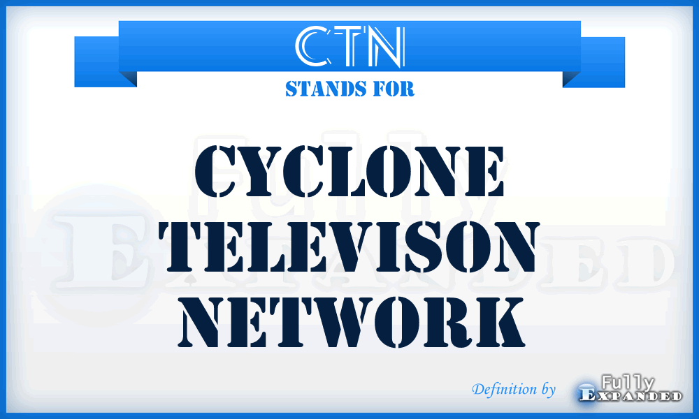 CTN - Cyclone Televison Network