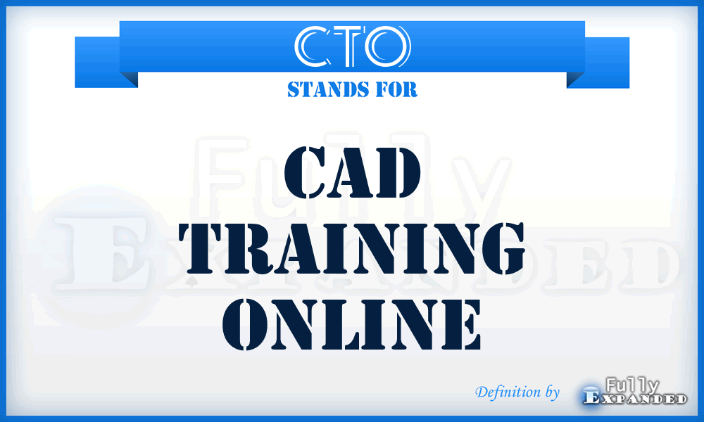CTO - Cad Training Online