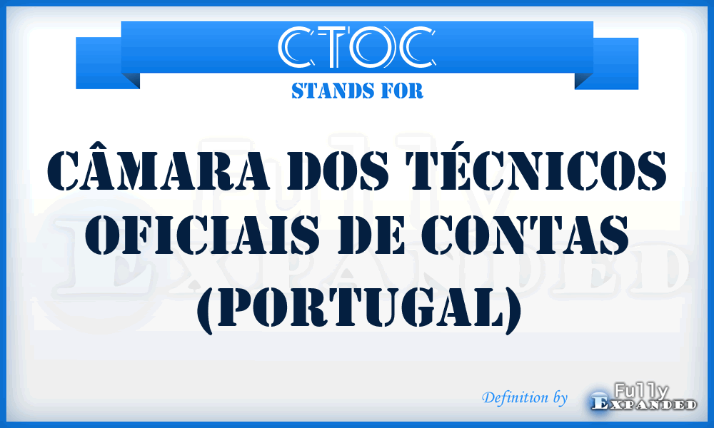 CTOC - Câmara dos Técnicos Oficiais de Contas (Portugal)