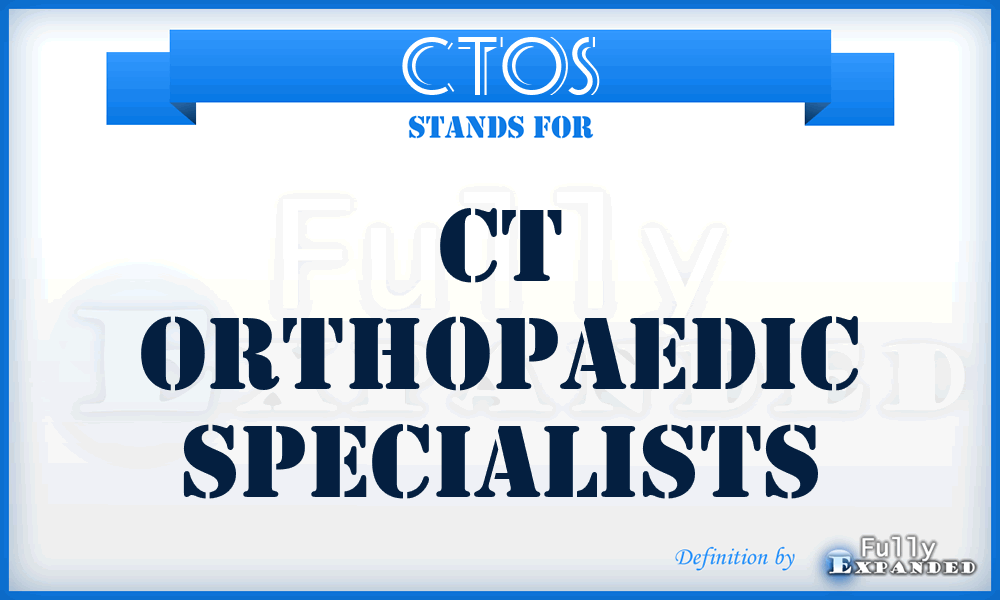 CTOS - CT Orthopaedic Specialists