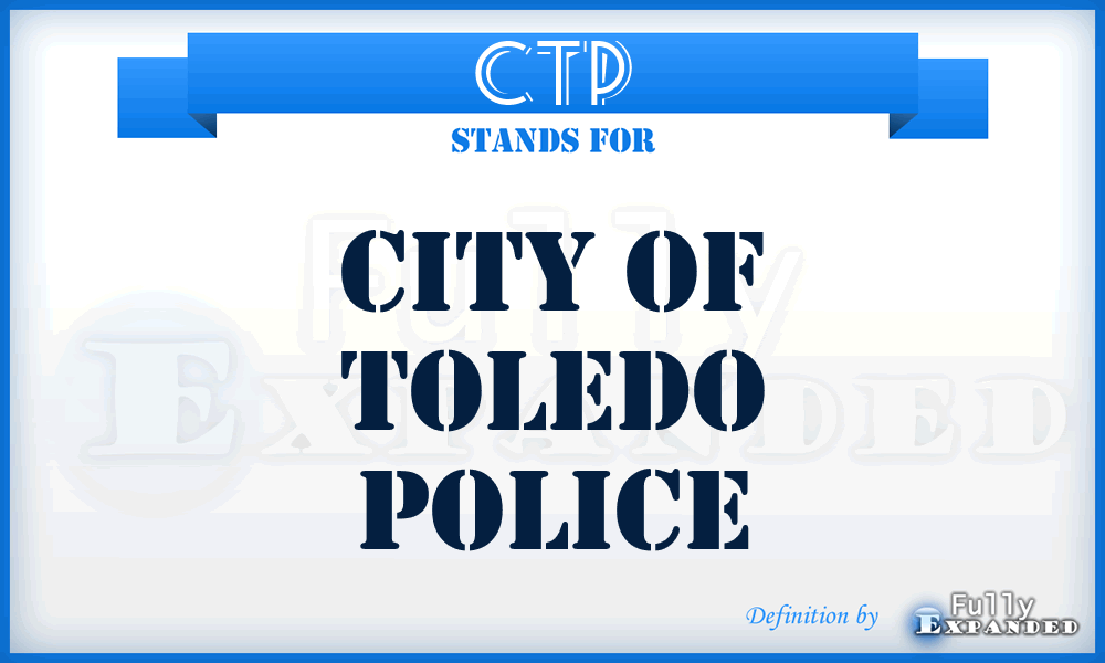 CTP - City of Toledo Police