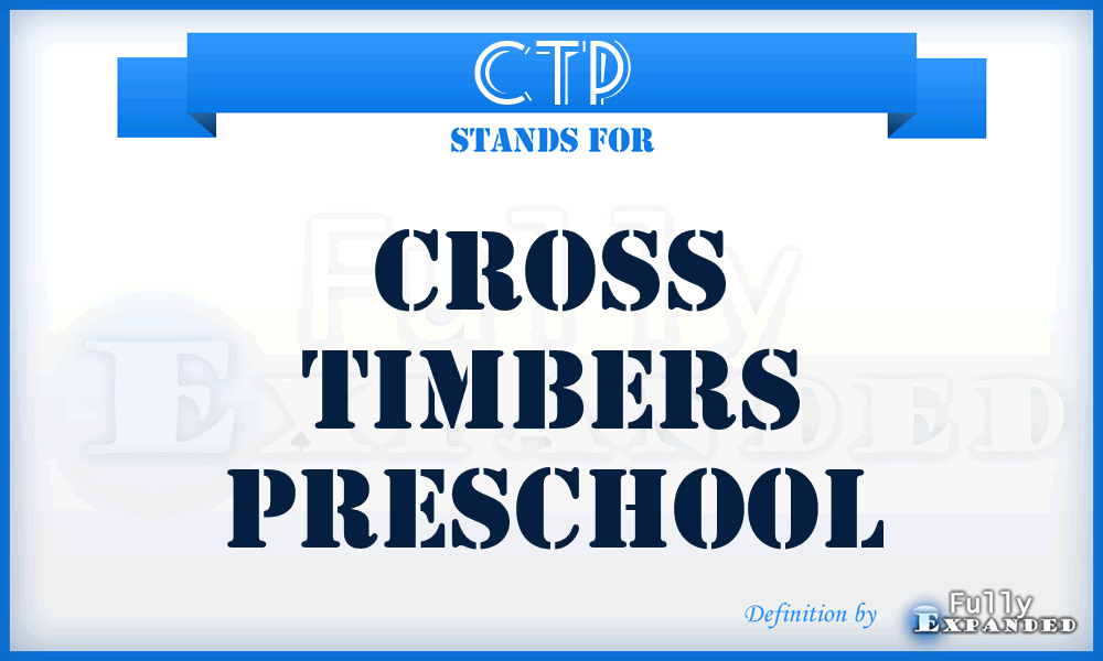 CTP - Cross Timbers Preschool