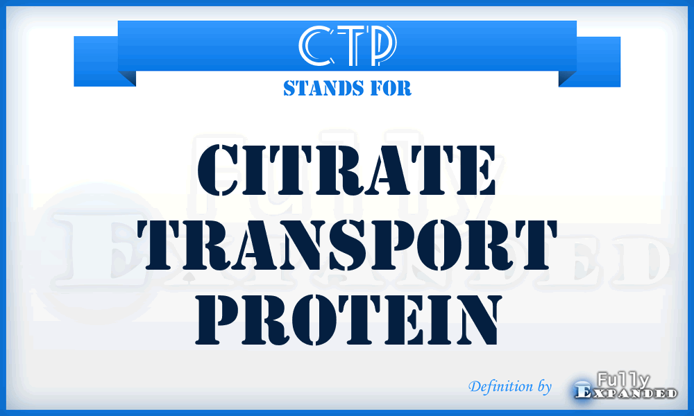 CTP - citrate transport protein
