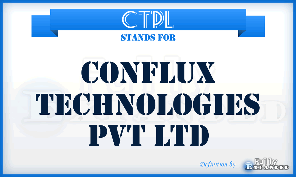 CTPL - Conflux Technologies Pvt Ltd