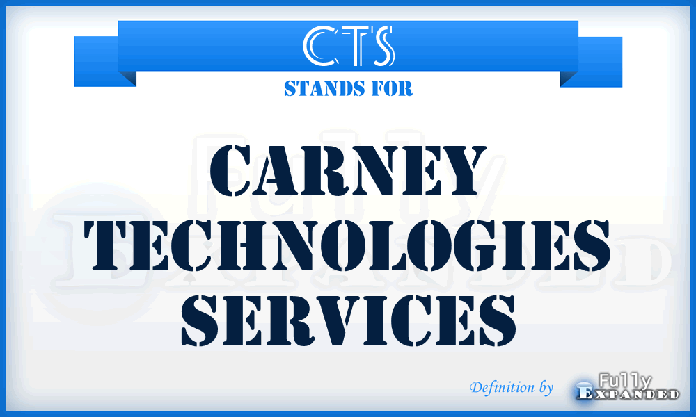 CTS - Carney Technologies Services