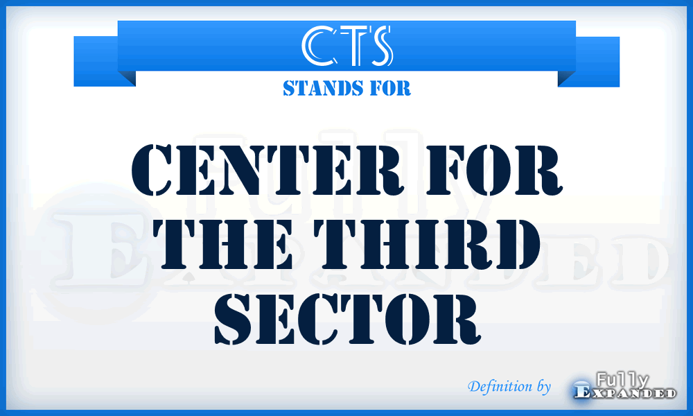 CTS - Center for the Third Sector