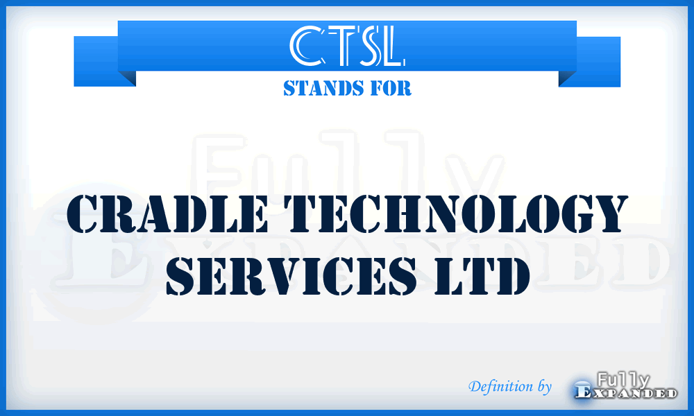 CTSL - Cradle Technology Services Ltd