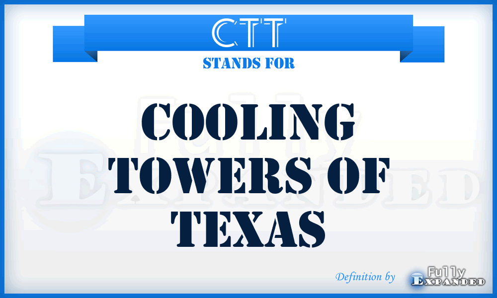 CTT - Cooling Towers of Texas