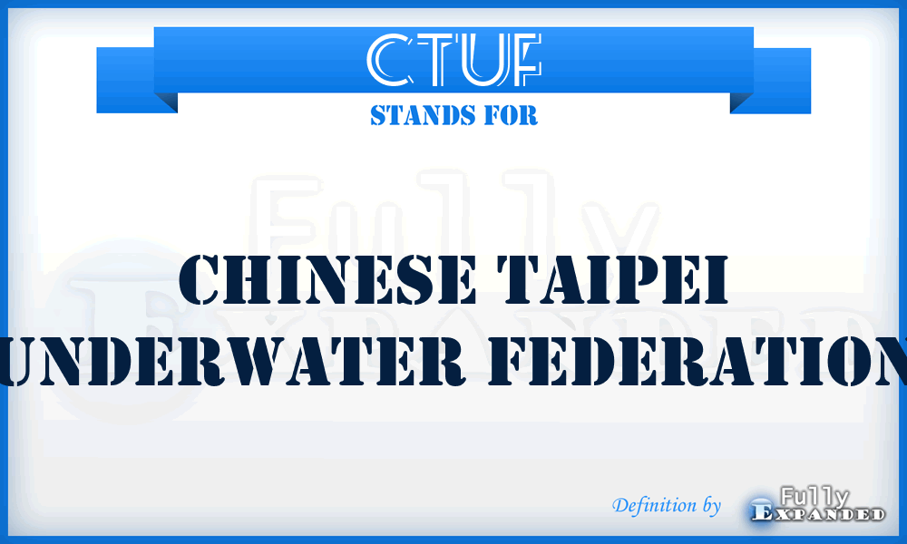 CTUF - Chinese Taipei Underwater Federation