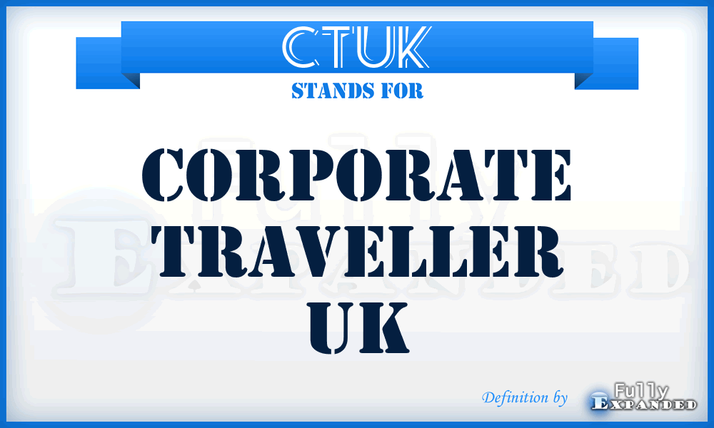 CTUK - Corporate Traveller UK
