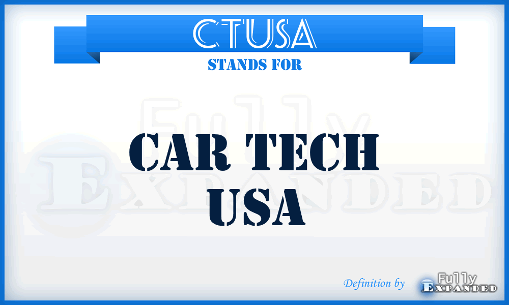 CTUSA - Car Tech USA