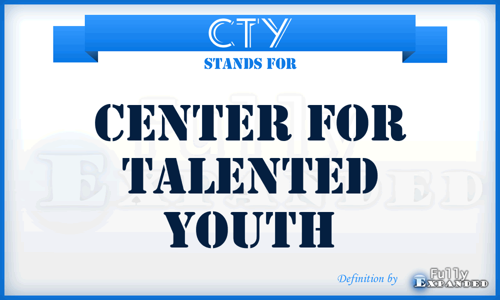 CTY - Center for Talented Youth