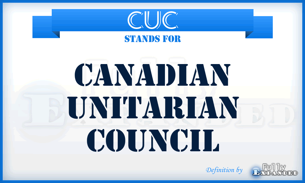 CUC - Canadian Unitarian Council