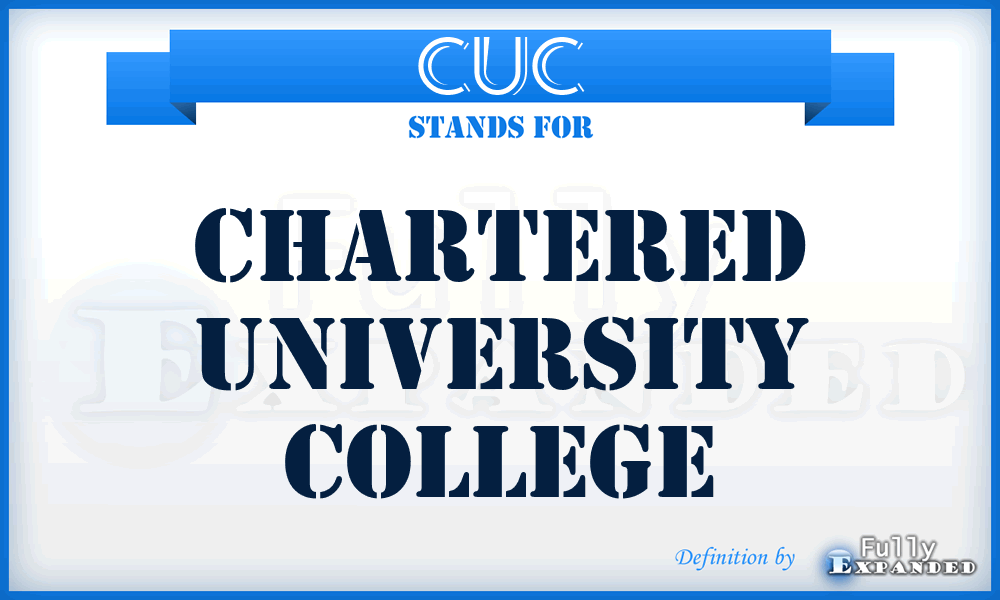 CUC - Chartered University College