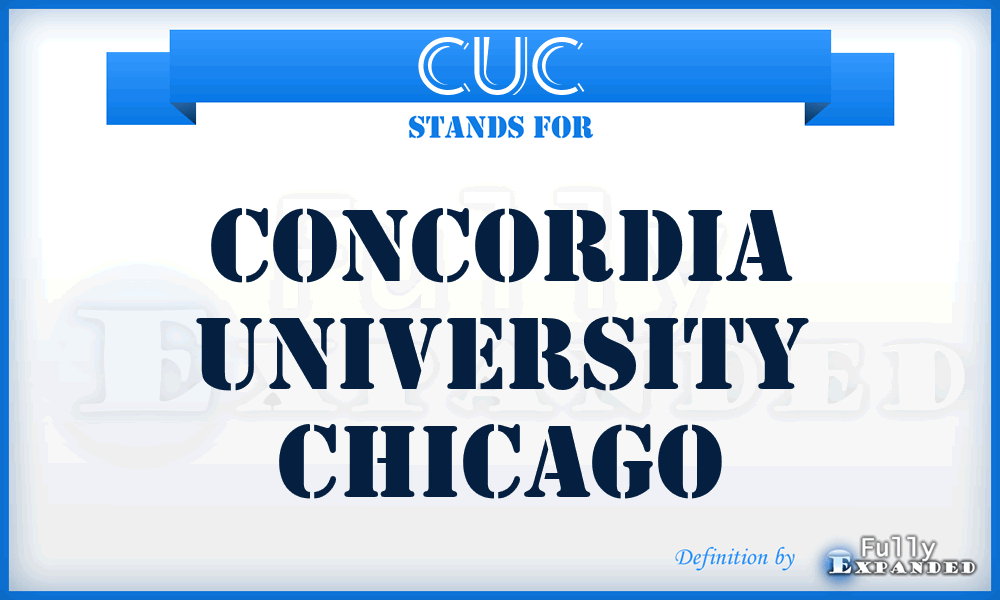 CUC - Concordia University Chicago