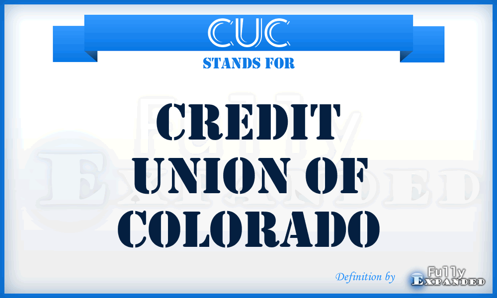 CUC - Credit Union of Colorado