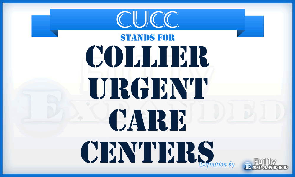 CUCC - Collier Urgent Care Centers